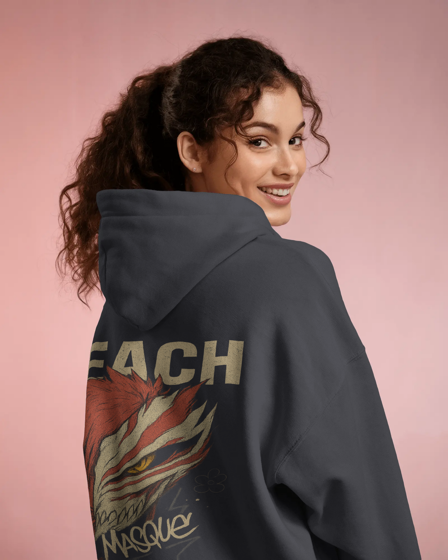 KAIZENX "BLEACH MASQUE" Oversized Hoodie