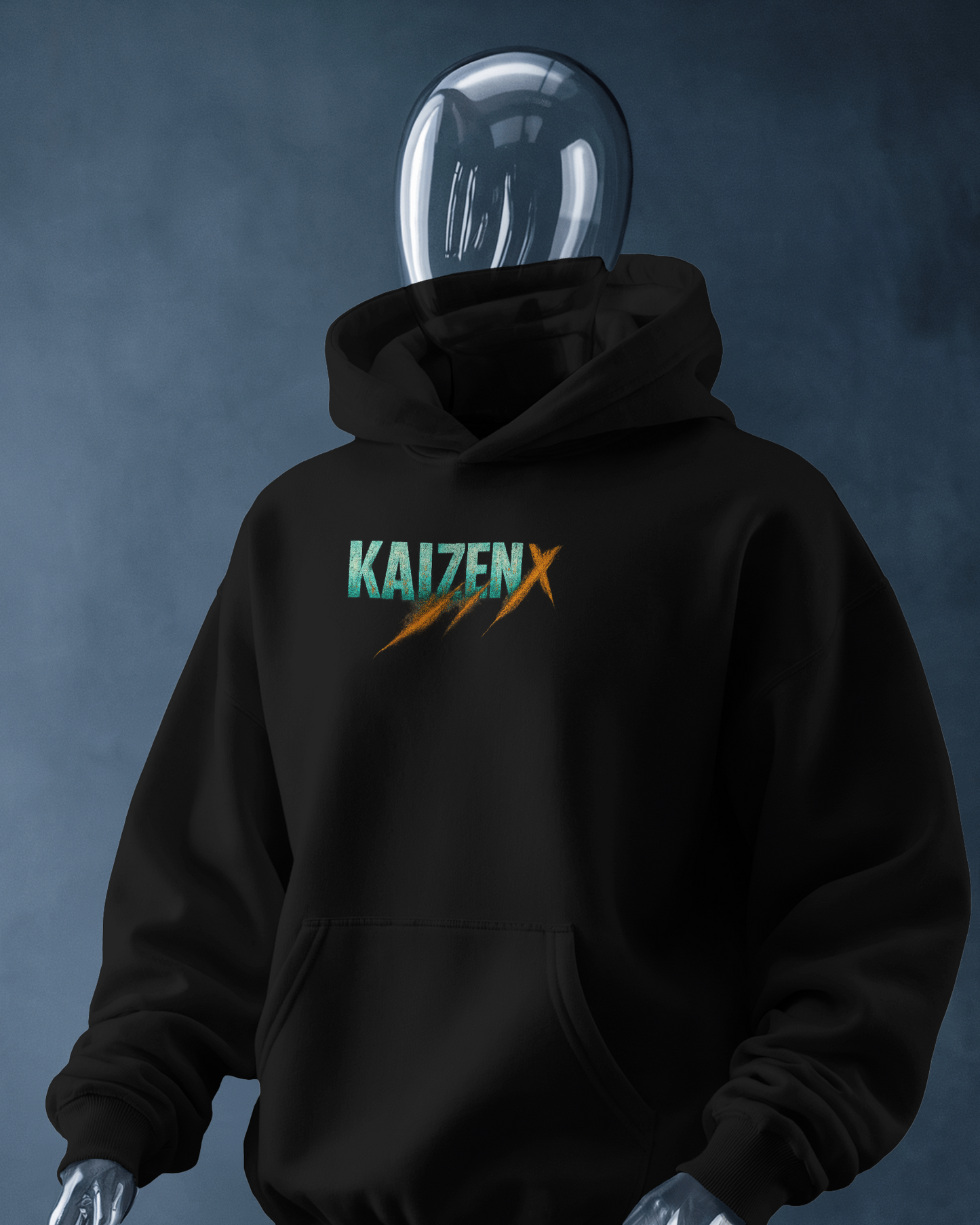 KAIZENX “HARDCORE” Oversized Heavyweight Hoodie (350 GSM | Limited Drop)