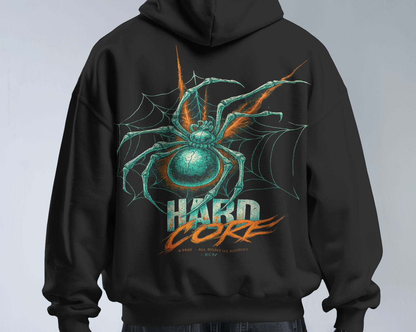 KAIZENX “HARDCORE” Oversized Heavyweight Hoodie (350 GSM | Limited Drop)