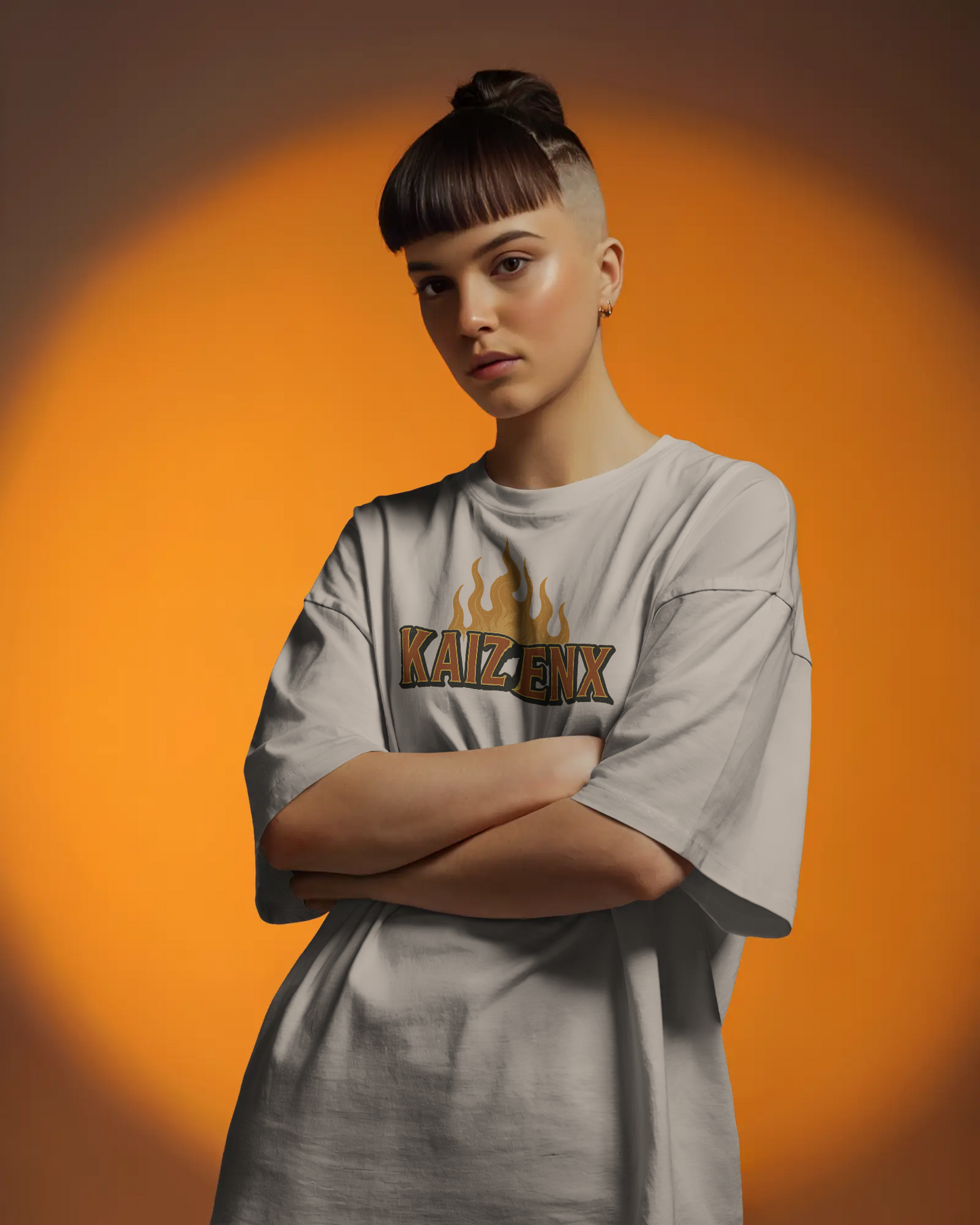 KAIZENX Reality Exposed Oversized T-Shirt