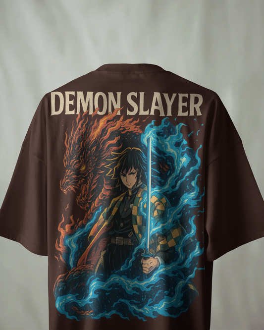 KAIZENX Demon Slayer Oversized Tee