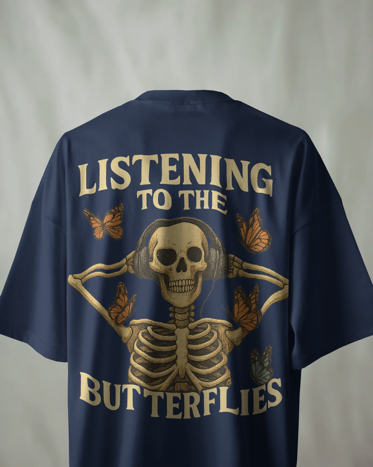 KAIZENX Butterfly Frequency Oversized Tee