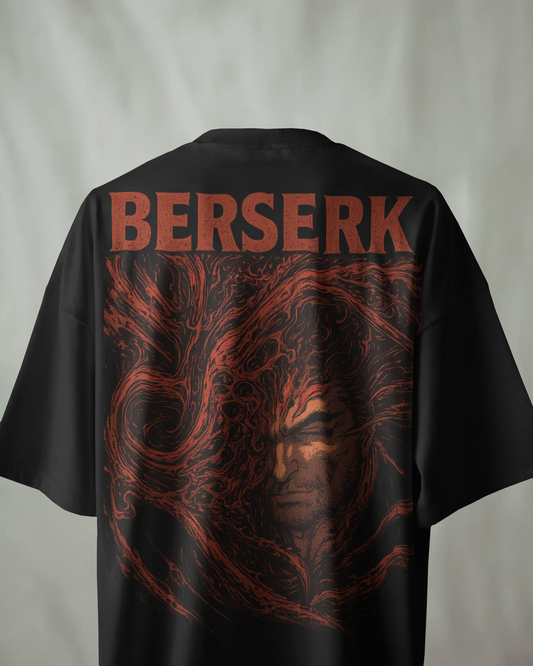KAIZENX Berserk Flame Oversized T-Shirt