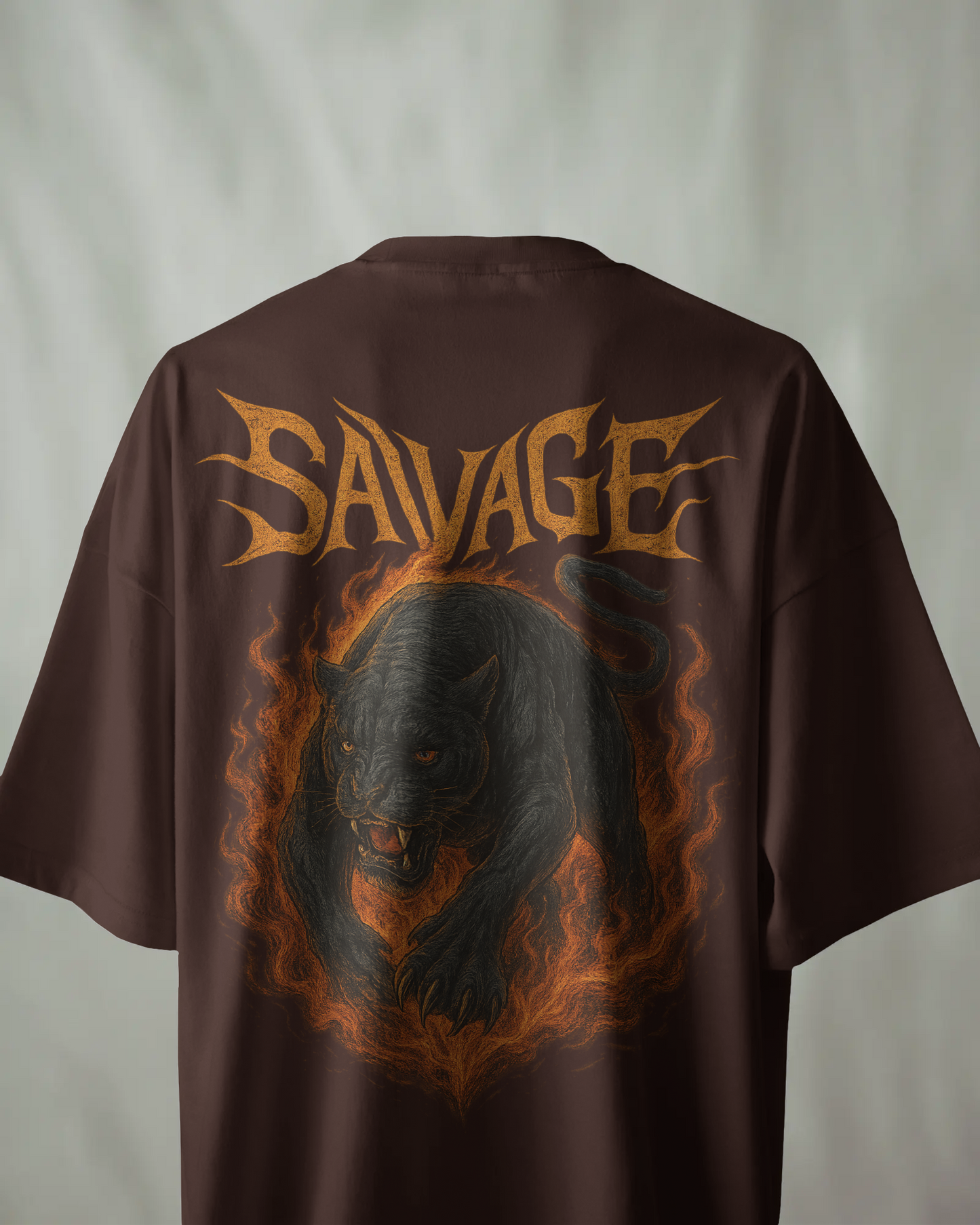 KAIZENX “SAVAGE” Oversized Heavyweight T-Shirt