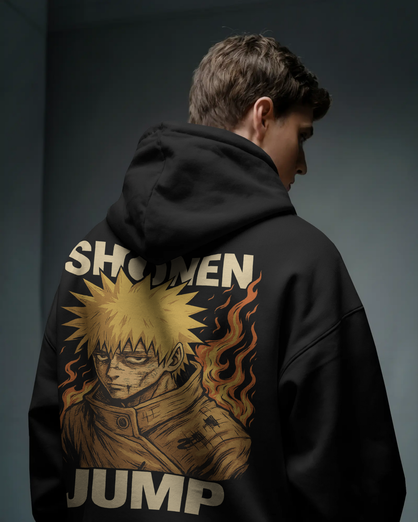 KAIZENX SHONEN BURN Oversized Hoodie