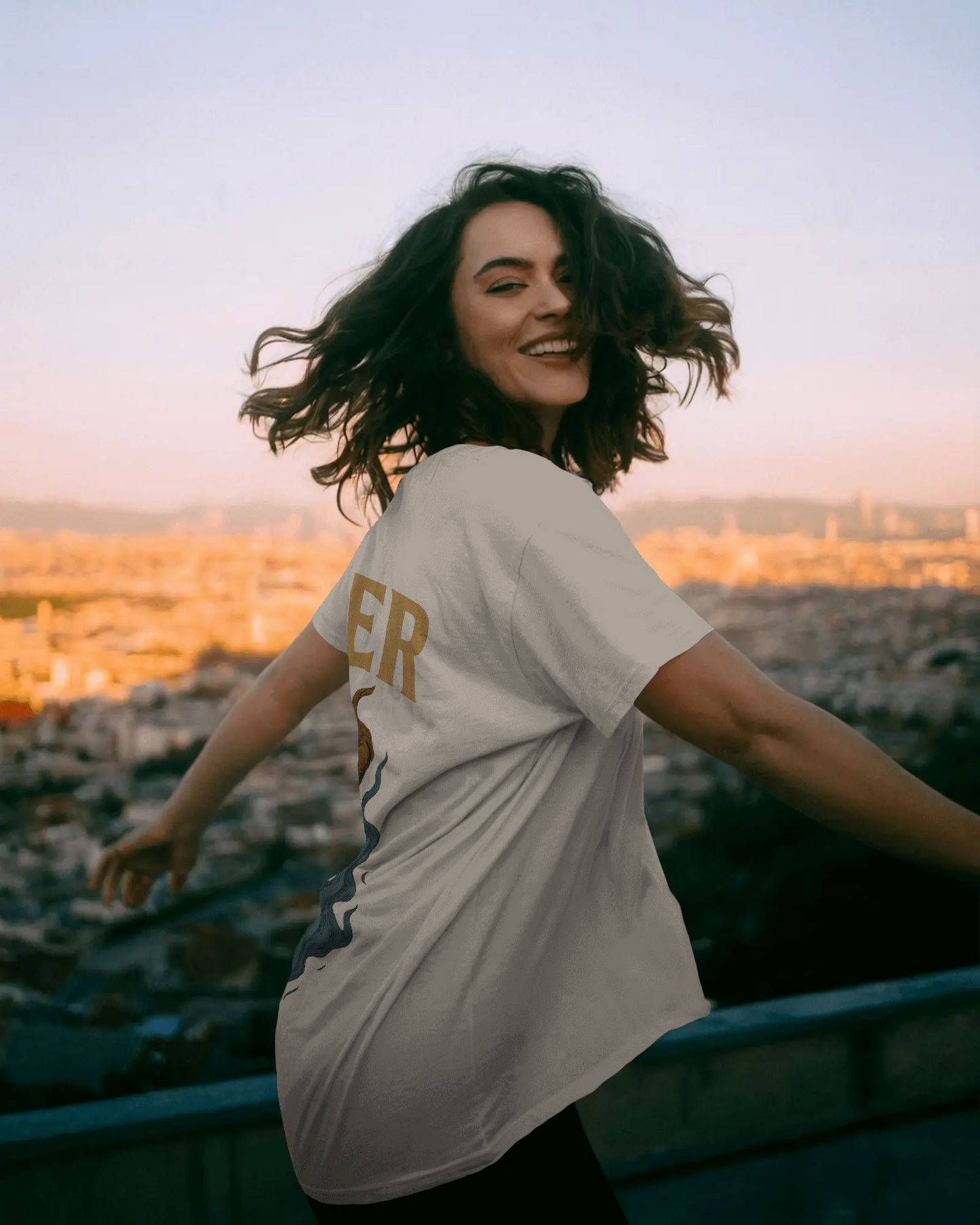 KAIZENX “UNCOVER” Oversized Heavyweight T-Shirt