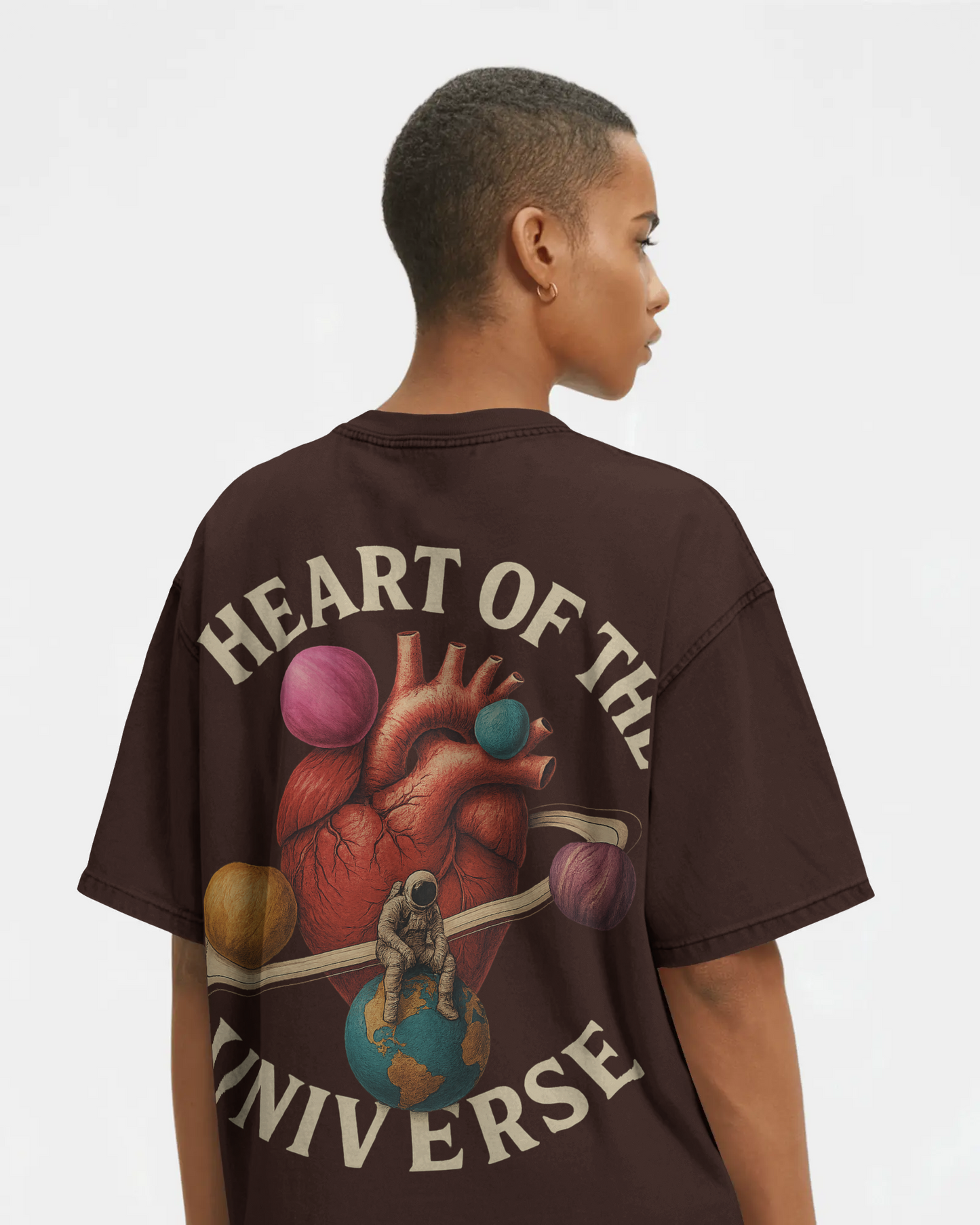 KAIZENX Heart of the Universe Oversized Tee