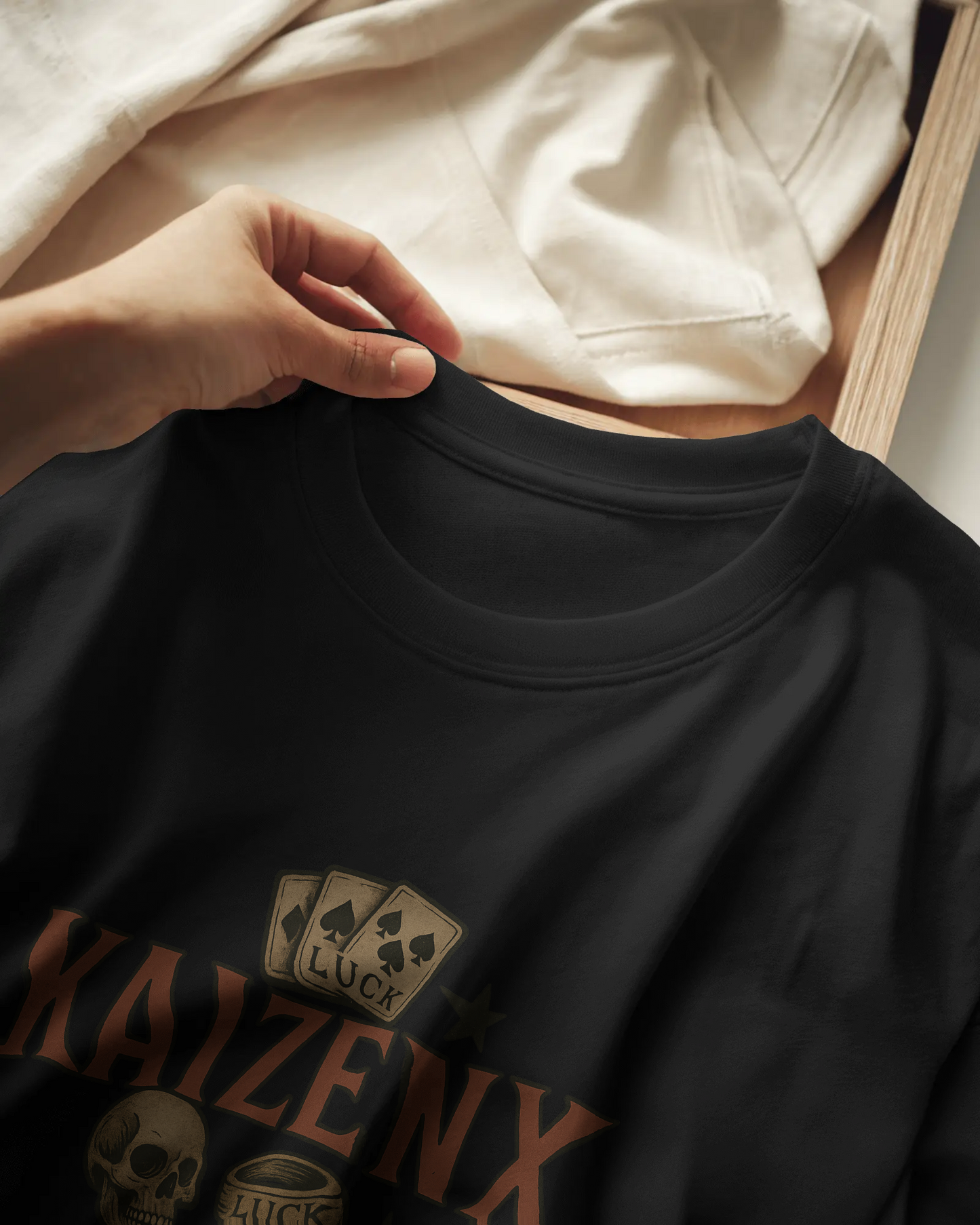 KAIZENX "Get Money" Oversized Graphic T-Shirt – Front & Back Print