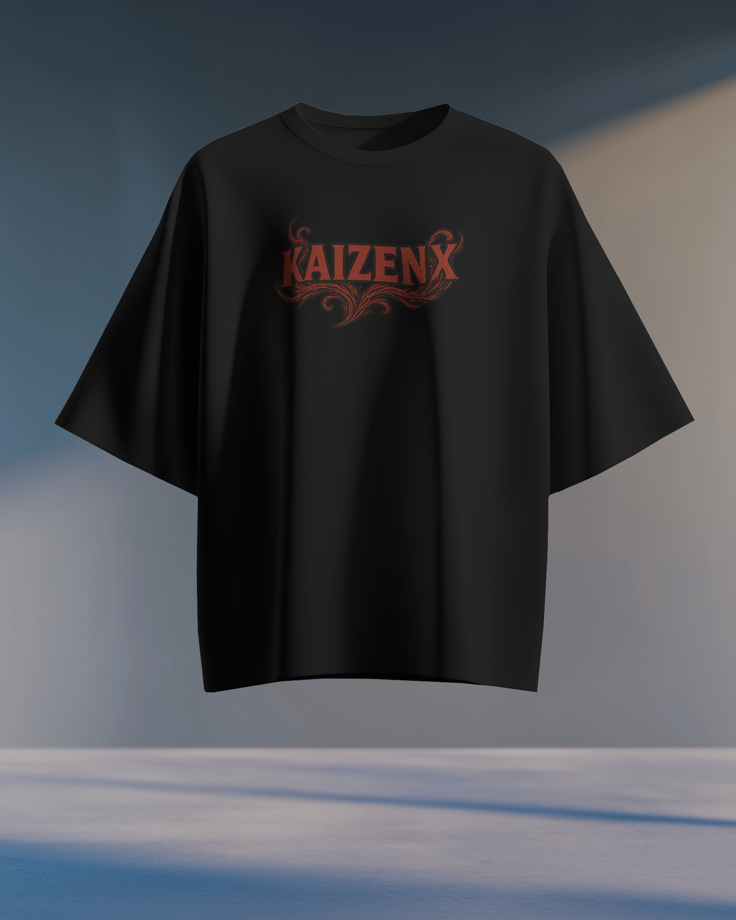 KAIZENX Berserk Flame Oversized T-Shirt