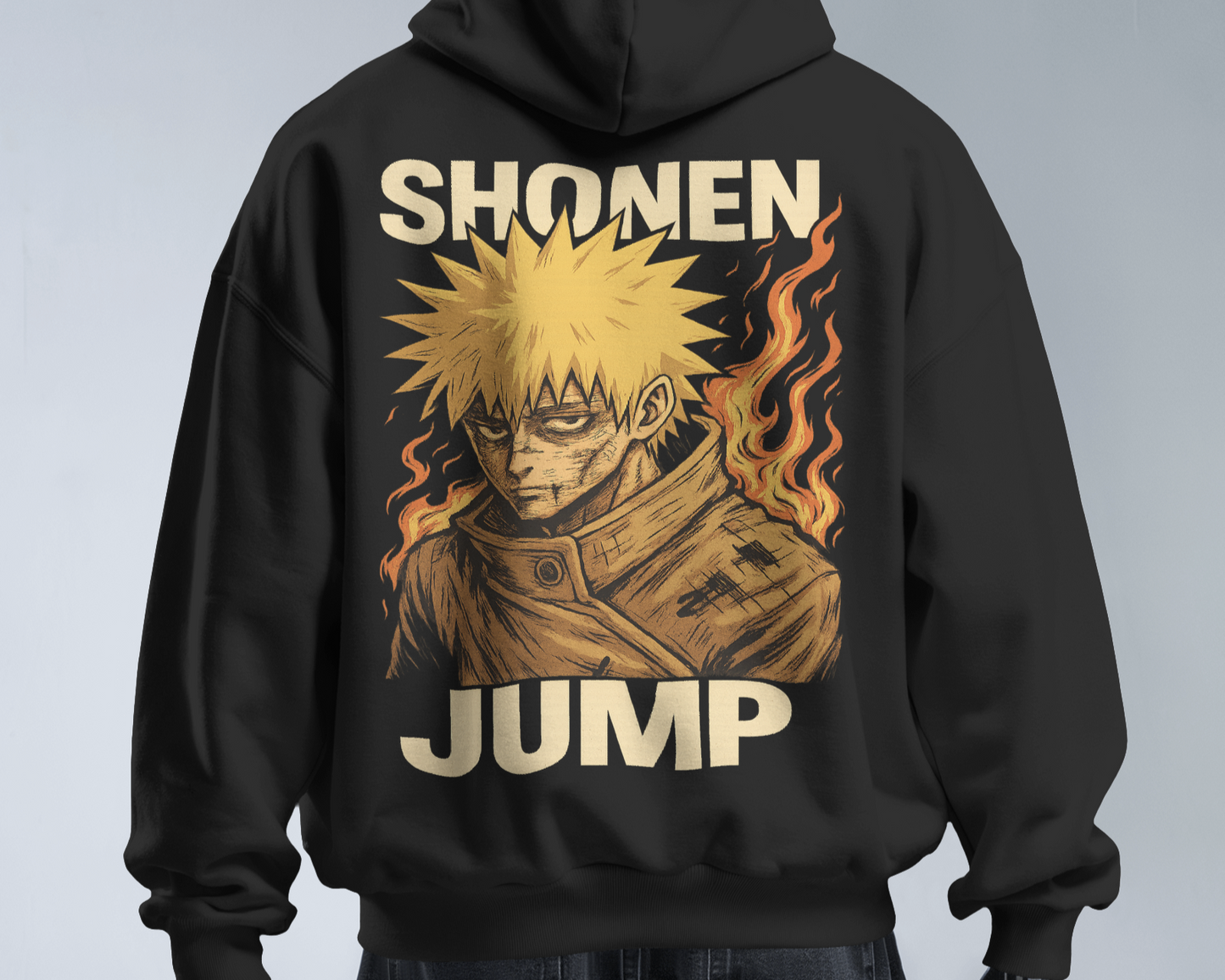 KAIZENX SHONEN BURN Oversized Hoodie