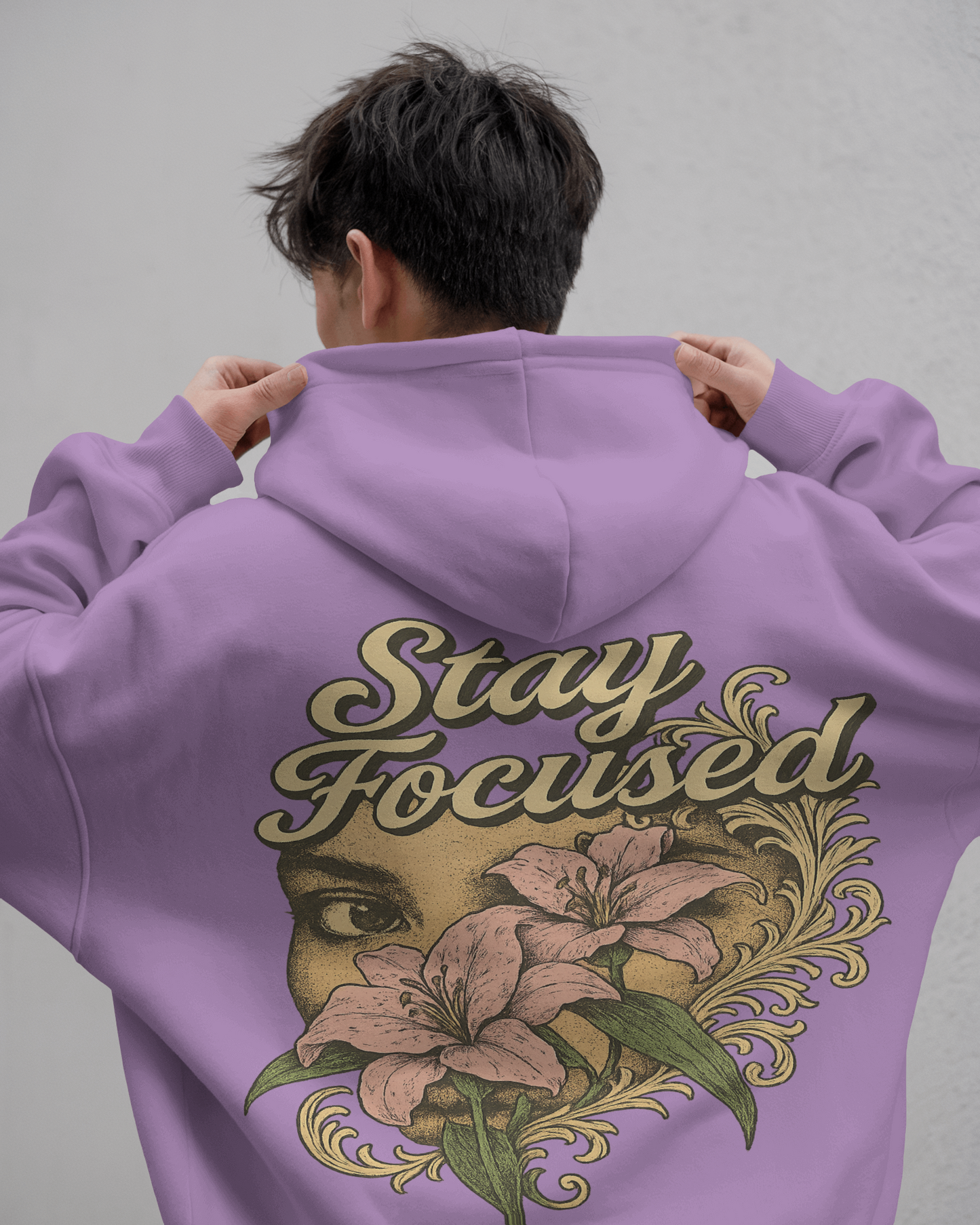 KAIZENX "Stay Focused" Oversized Hoodie