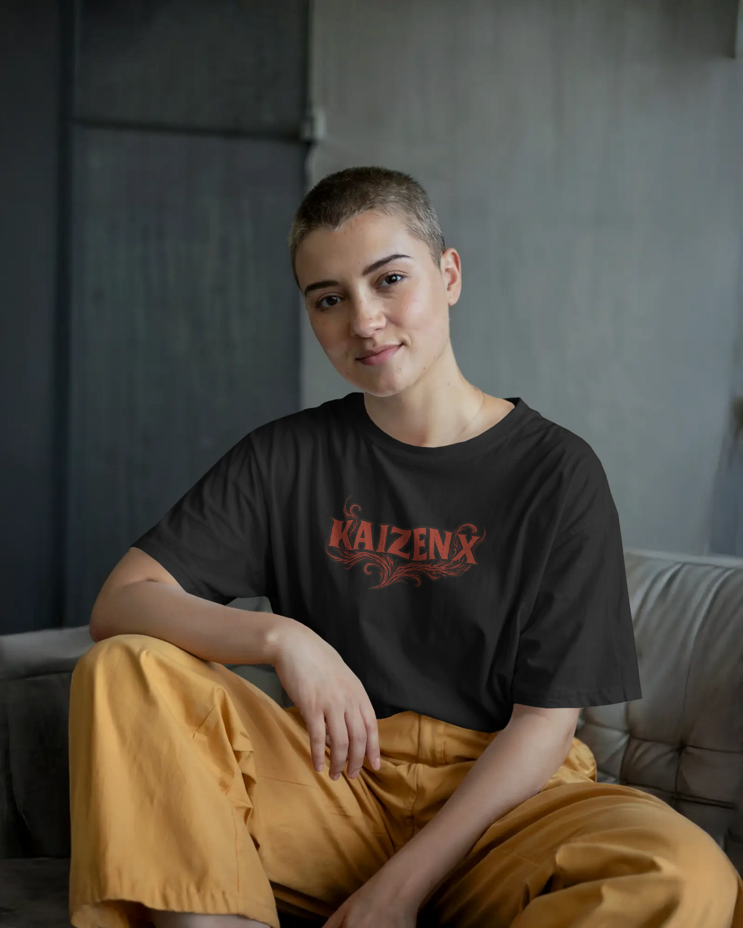 KAIZENX Berserk Flame Oversized T-Shirt